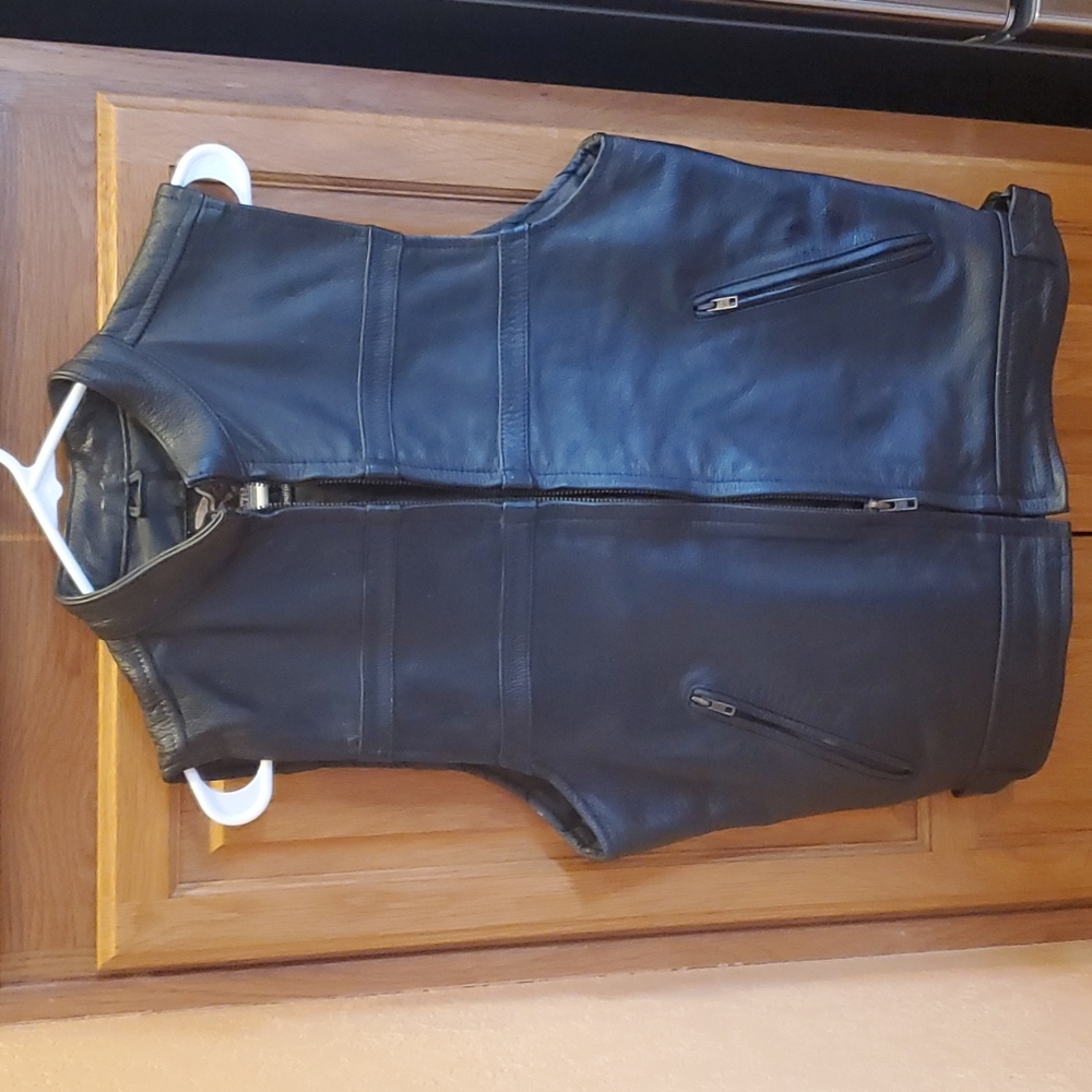 Womens Leather vest.